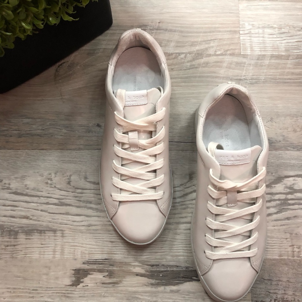Rag & Bone Patent Polished Leather RB1 Low Sneaker - Picture 6 of 8